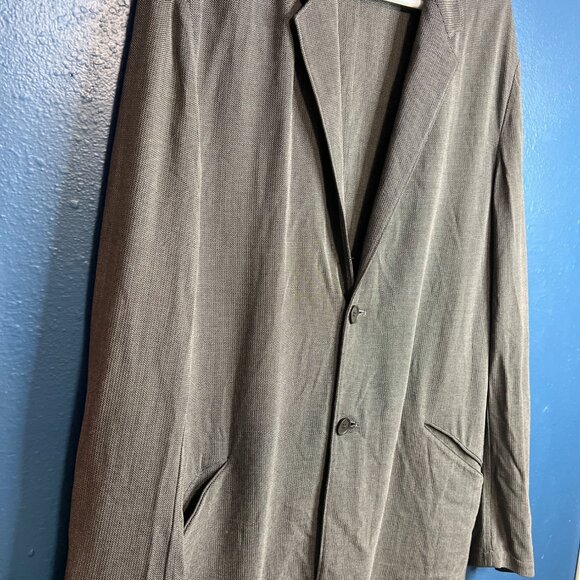 Giorgio Armani 90's Mens Medium Gray Two-Button Blazer Made In Italy - Picture 8 of 11